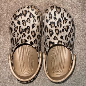 Cheetah/Leopard Crocs